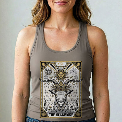 Herbivore Goat Tarot Vegan Tank Top