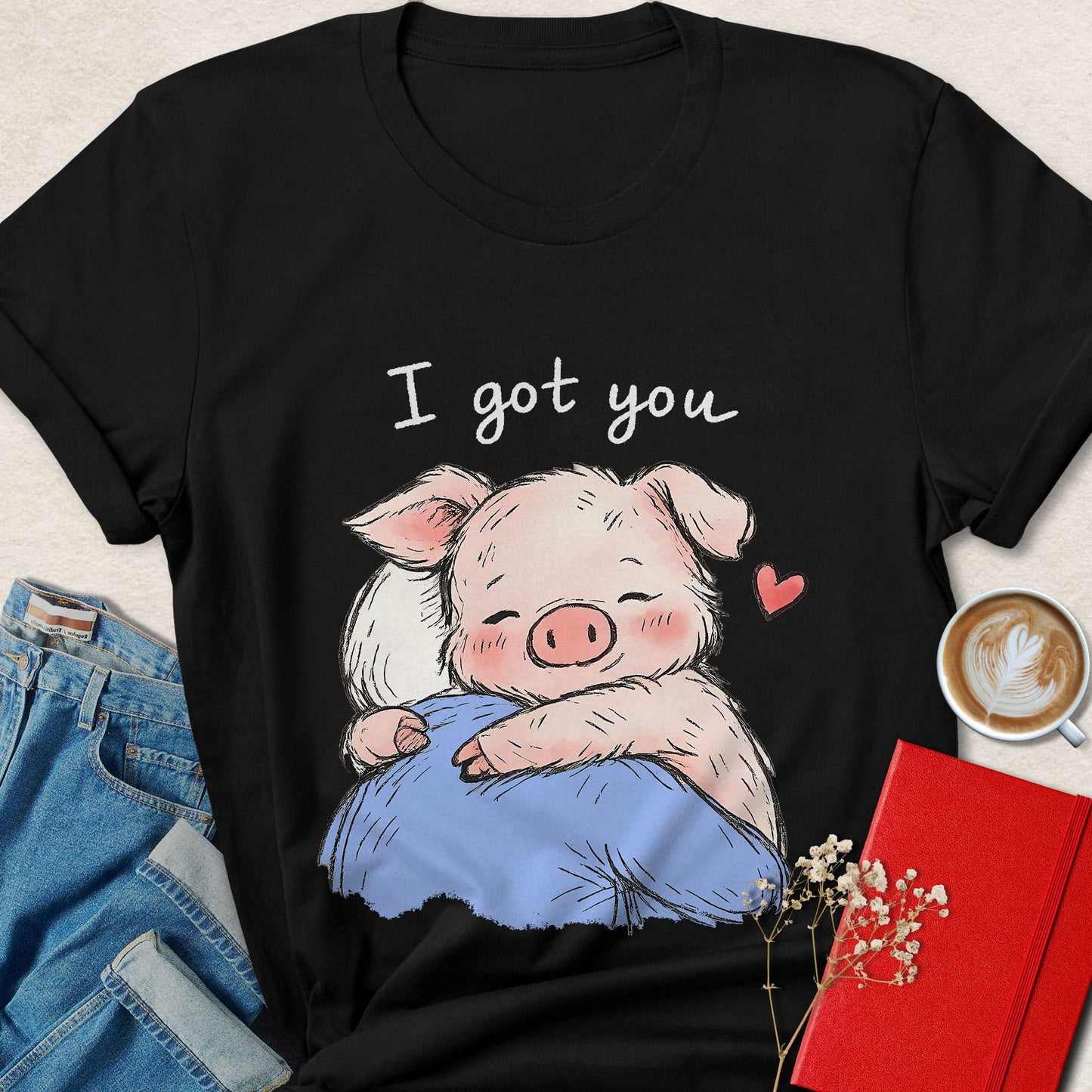 I Got You Pig Hug Animal Lover T-Shirt