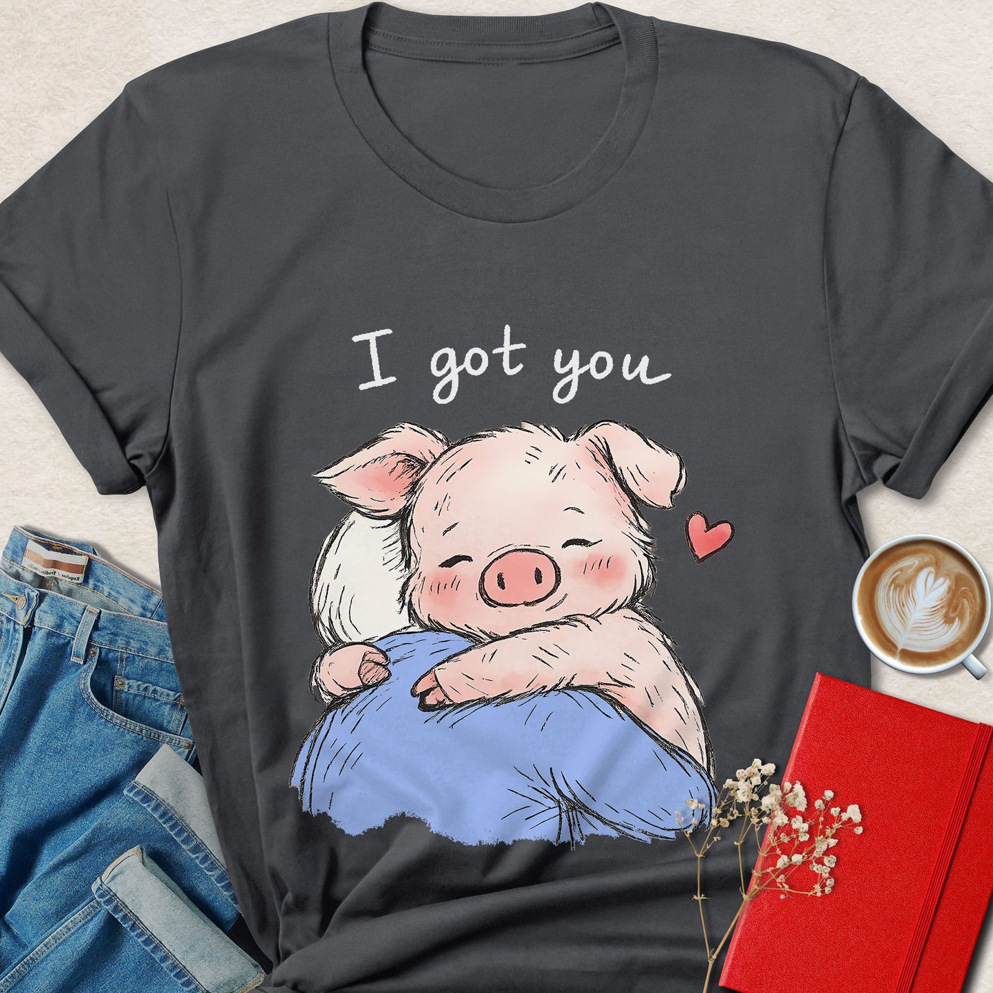 I Got You Pig Hug Animal Lover T-Shirt