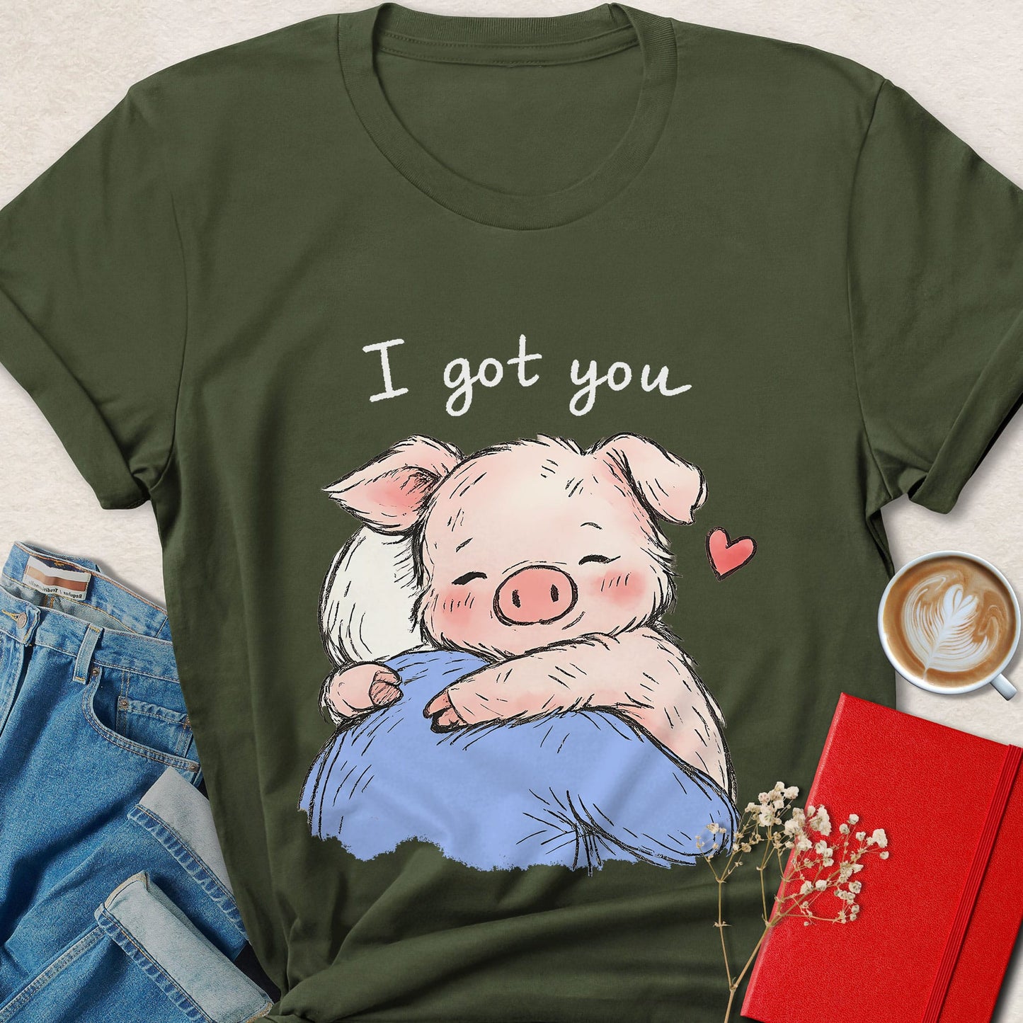 I Got You Pig Hug Animal Lover T-Shirt