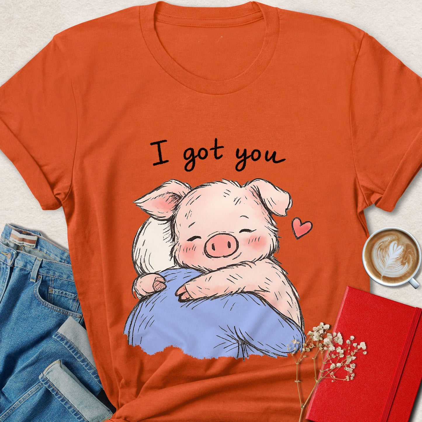 I Got You Pig Hug Animal Lover T-Shirt