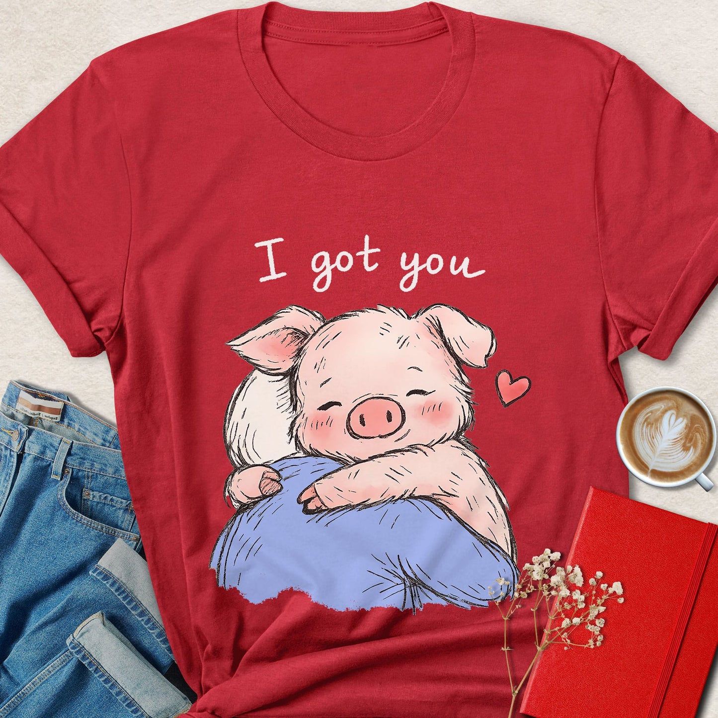 I Got You Pig Hug Animal Lover T-Shirt