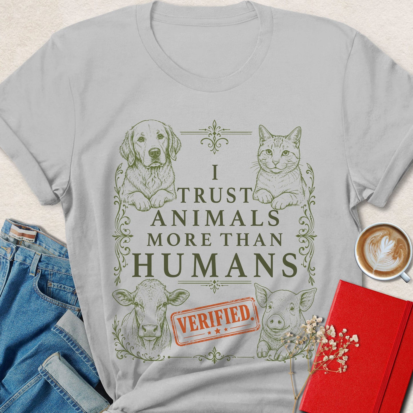 I Trust Animals More Than Humans T-Shirt