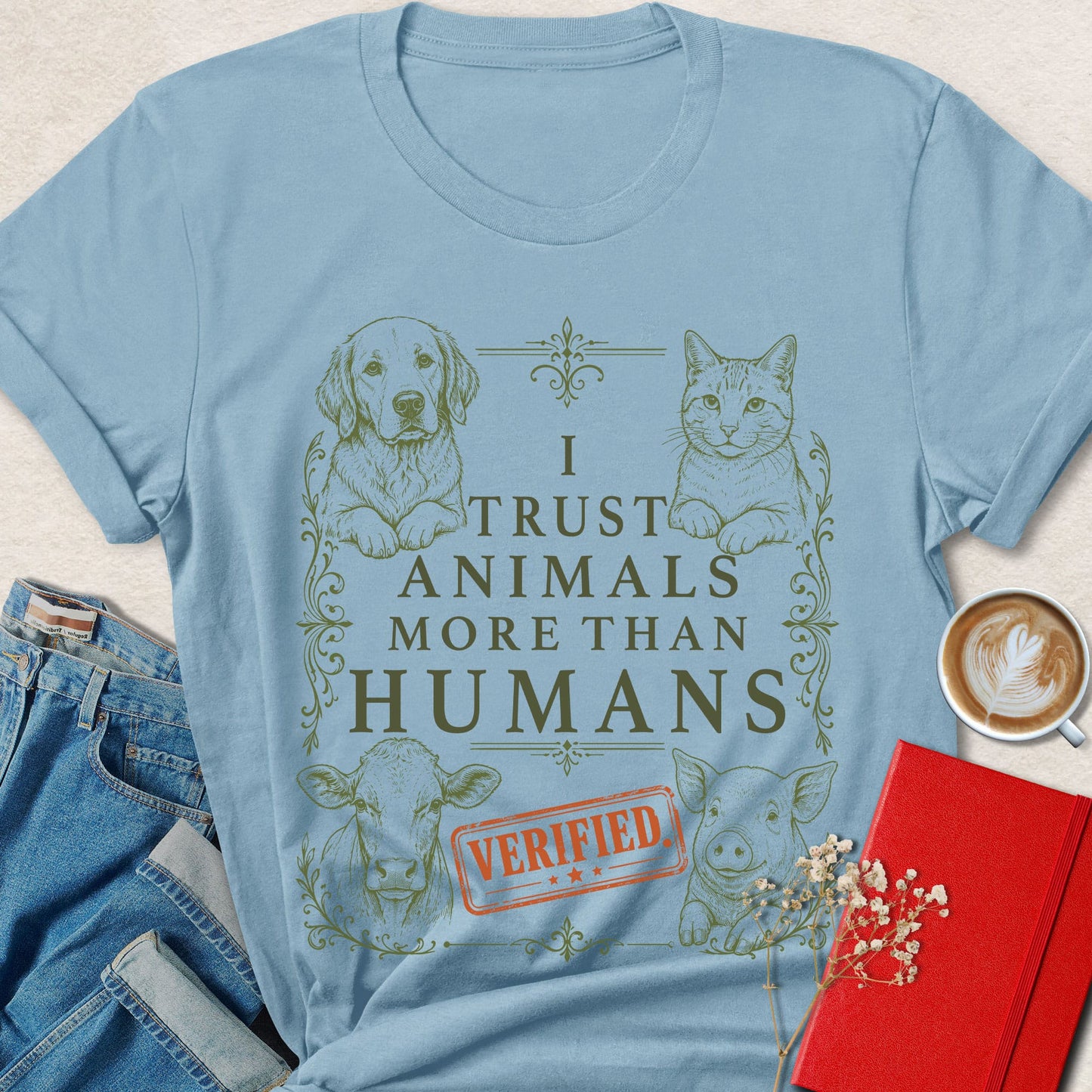 I Trust Animals More Than Humans T-Shirt