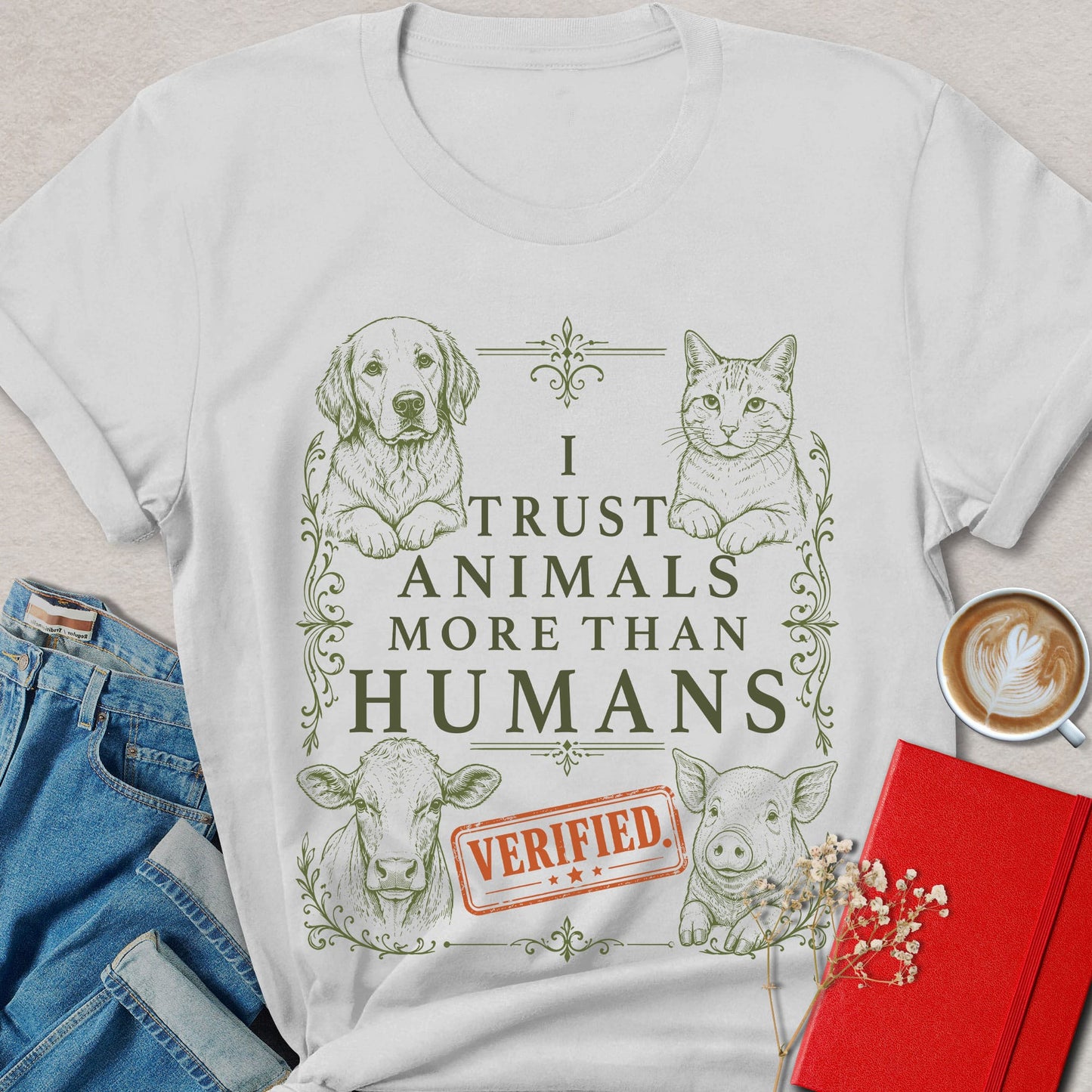 I Trust Animals More Than Humans T-Shirt