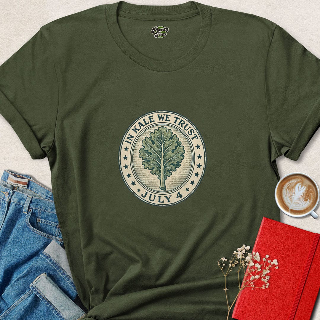 In Kale We Trust 4th Of July T-Shirt