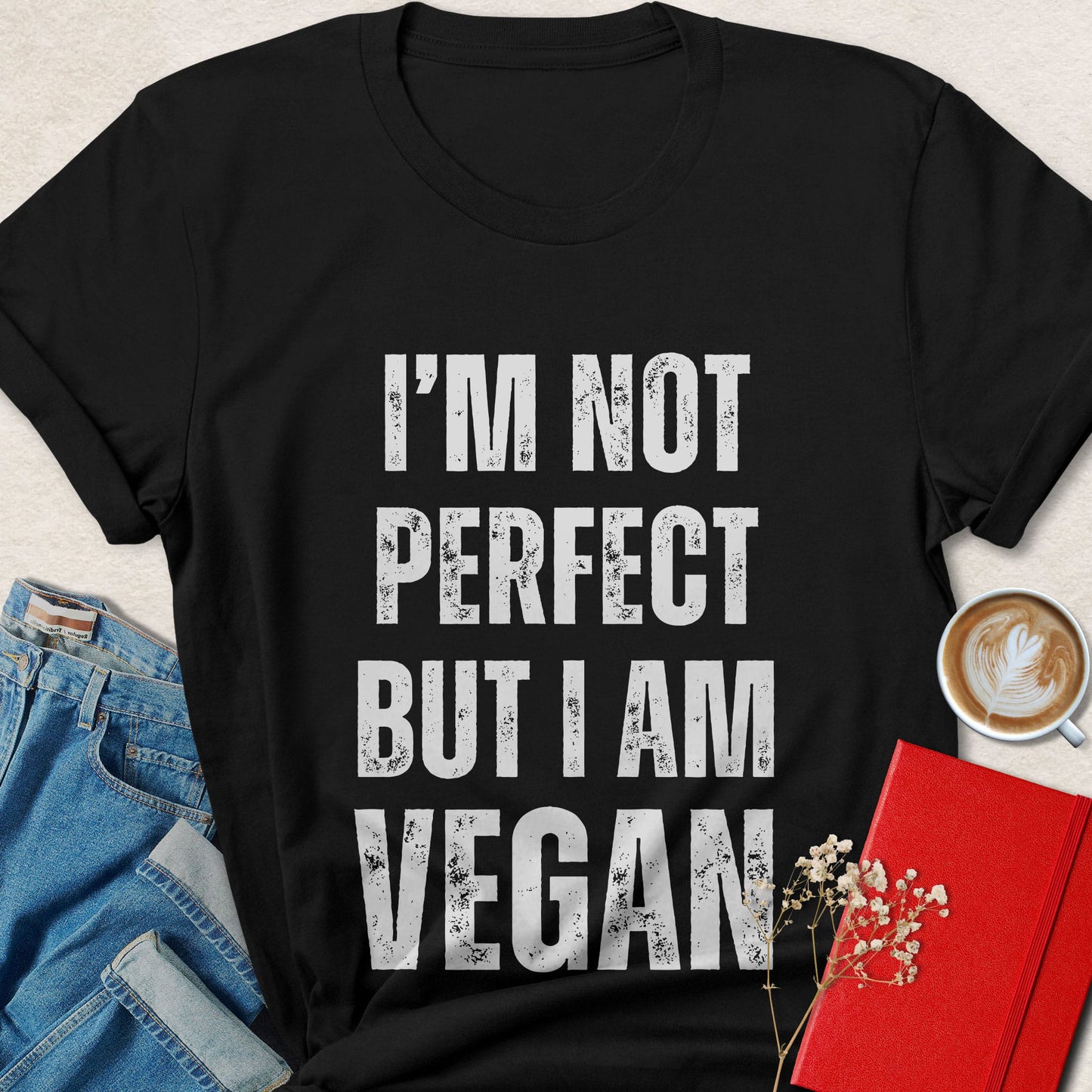I’m Not Perfect But I Am Vegan Shirt | Funny Vegan Tee