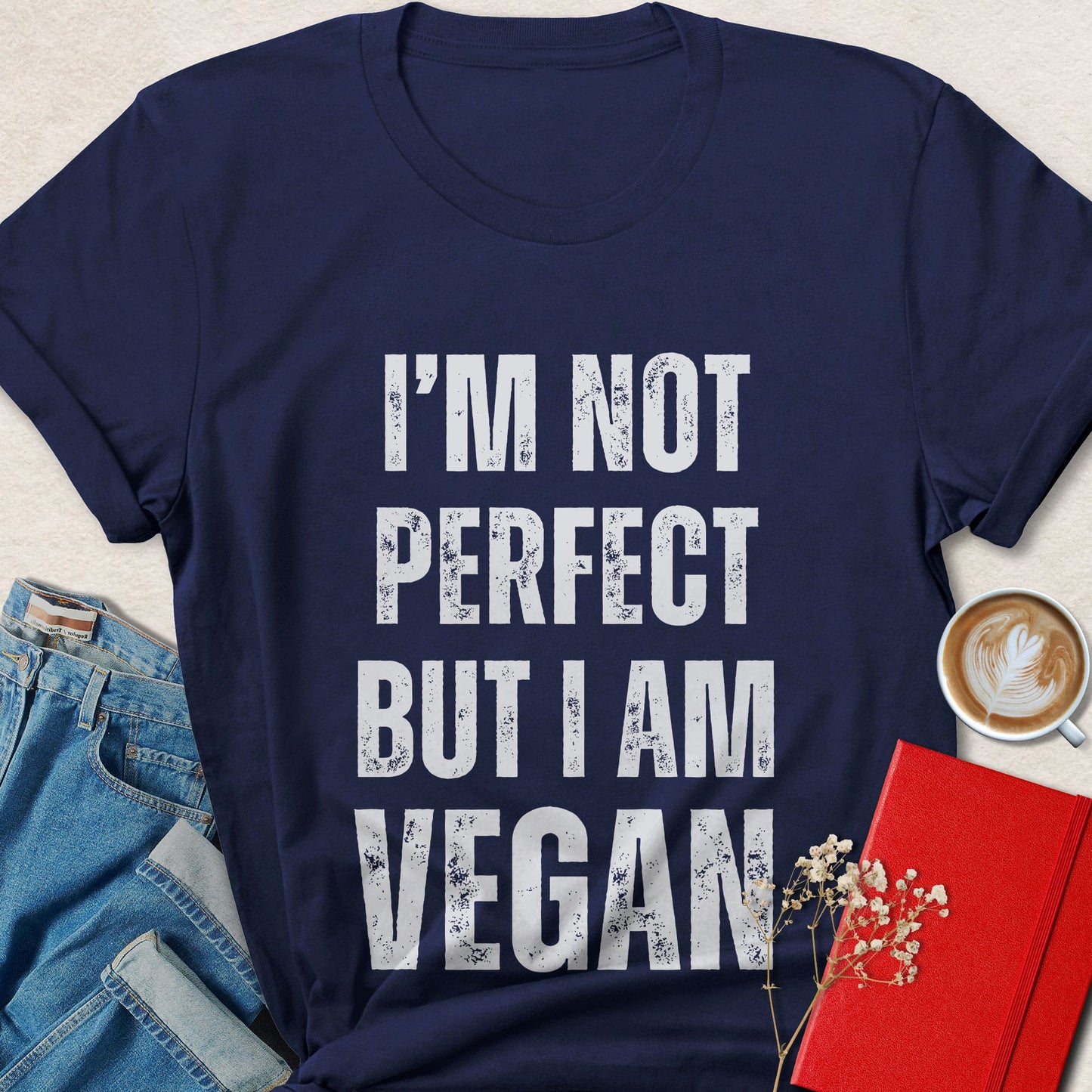 I’m Not Perfect But I Am Vegan Shirt | Funny Vegan Tee
