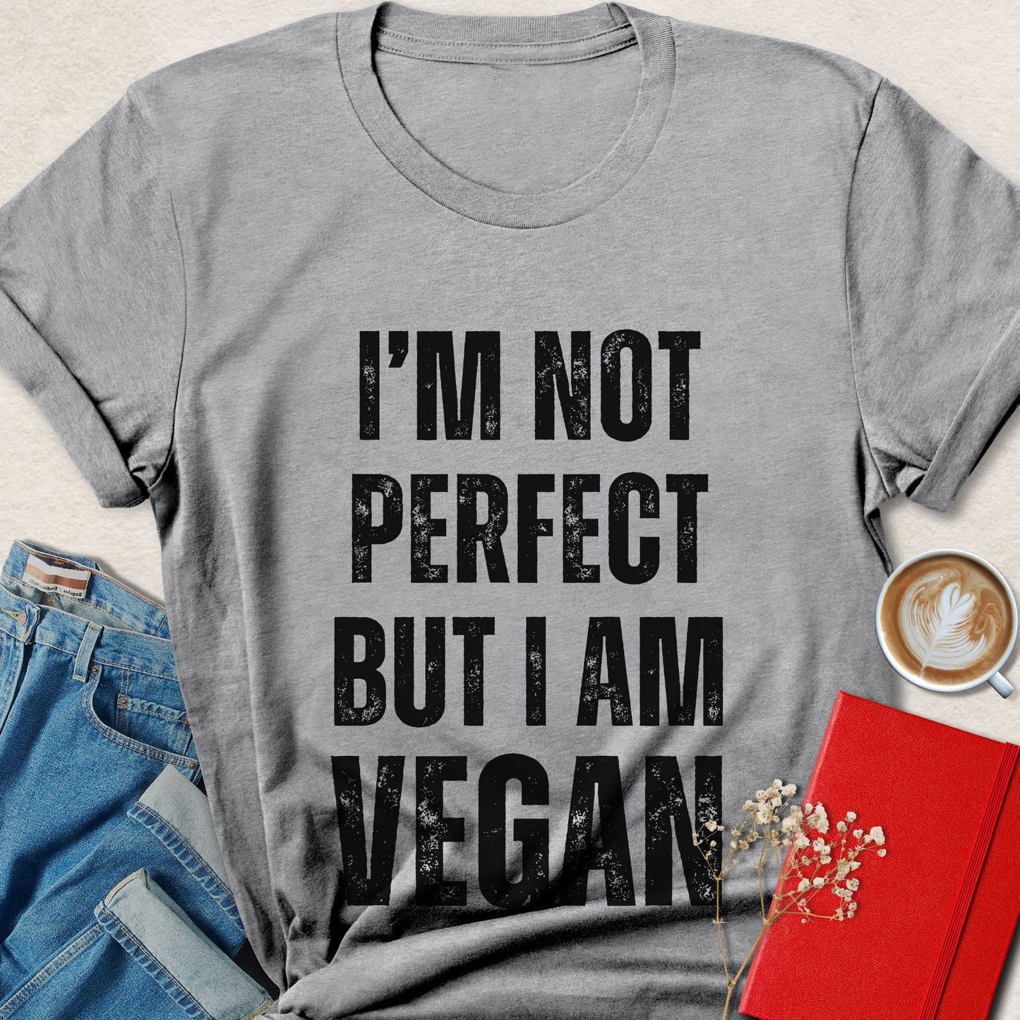 I’m Not Perfect But I Am Vegan Shirt | Funny Vegan Tee
