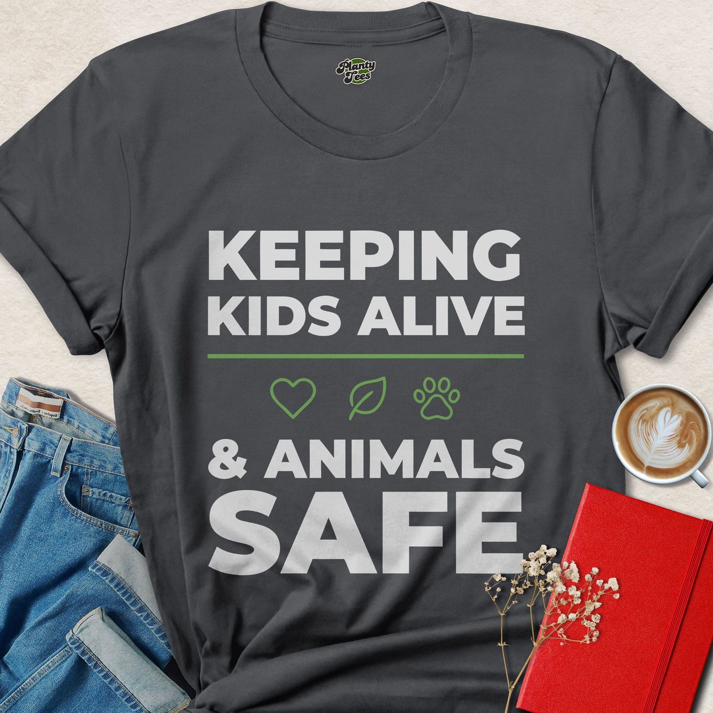 Keeping Kids Alive & Animals Safe T-Shirt