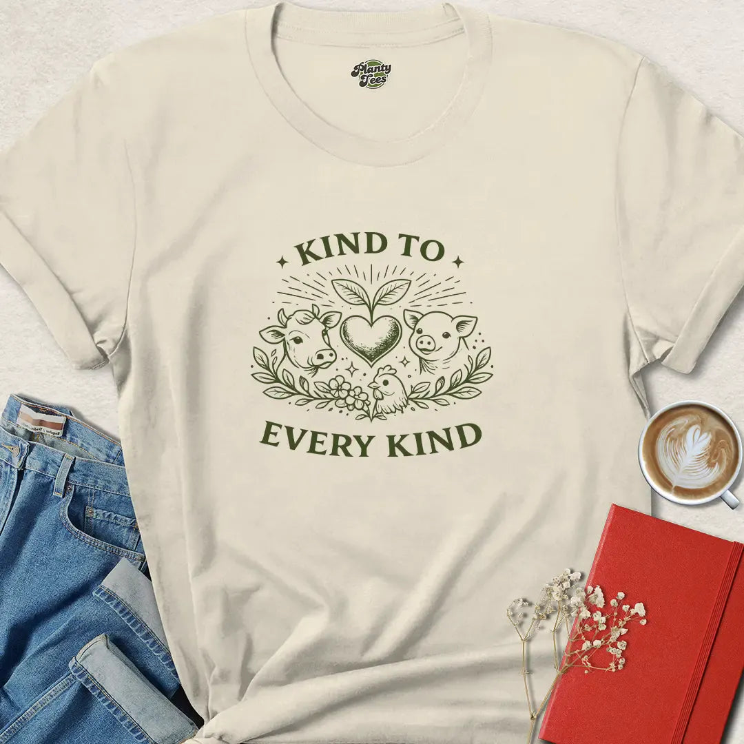 Kind To Every Kind Vegan T Shirt