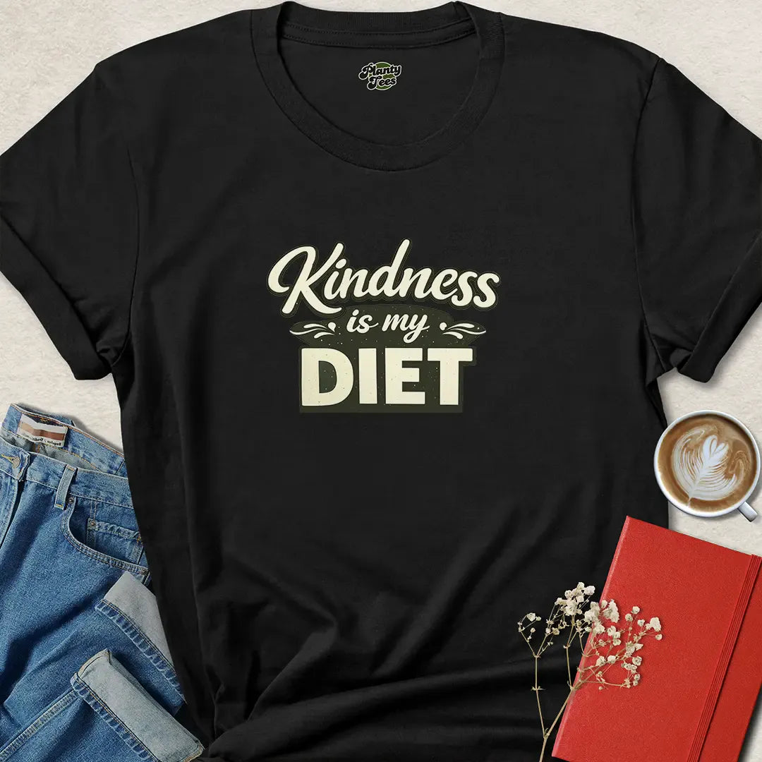 Kindness Is My Diet Vegan T-Shirt