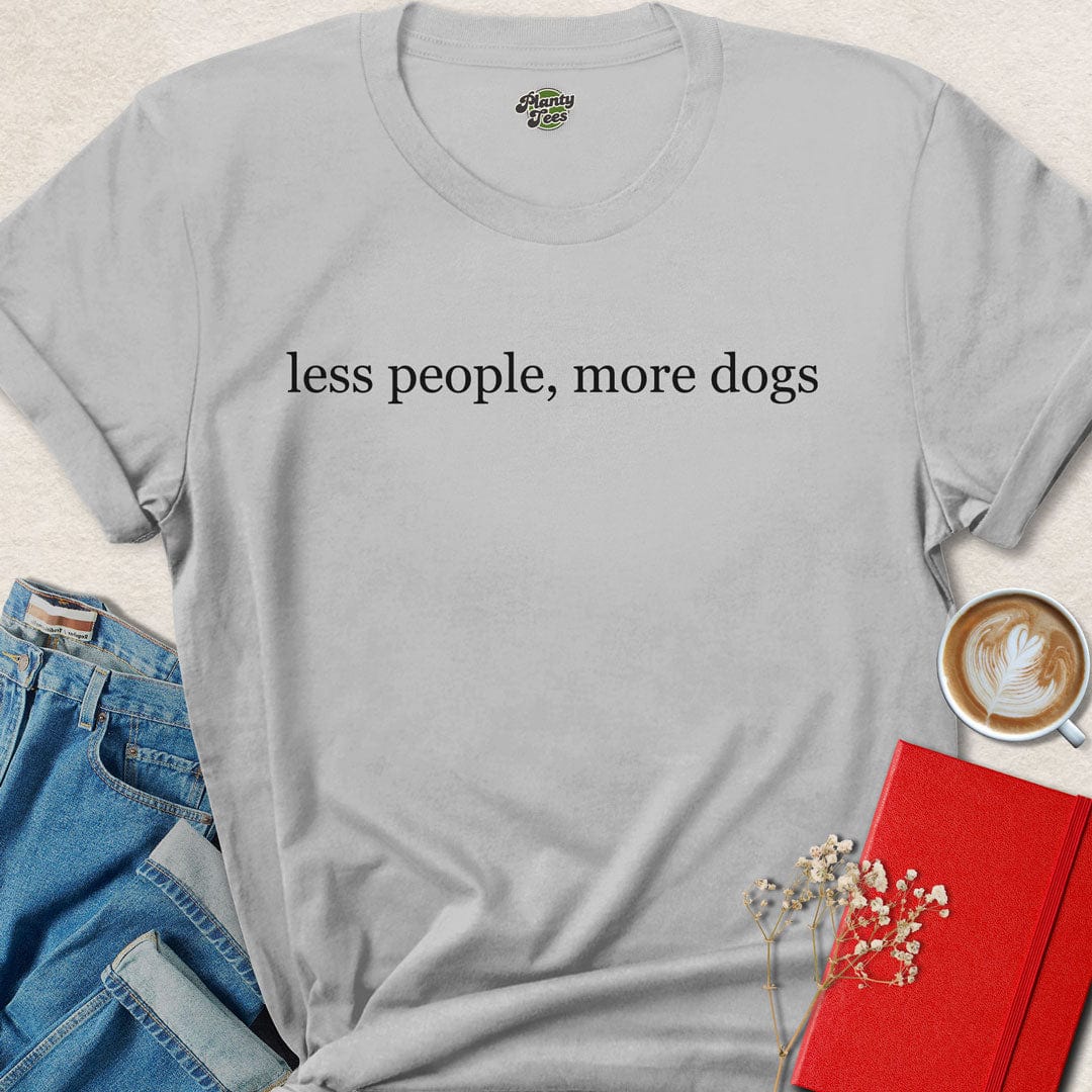 Less People More Dogs T-Shirt