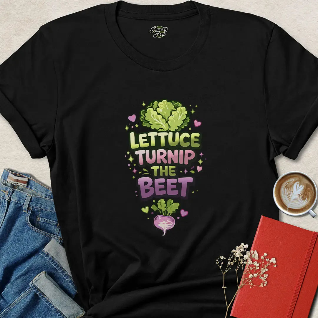 Valentine's Vegan Shirt – Lettuce Turnip the Beet Funny Love Tee