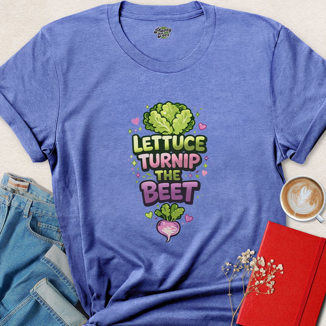 Valentine's Vegan Shirt – Lettuce Turnip the Beet Funny Love Tee