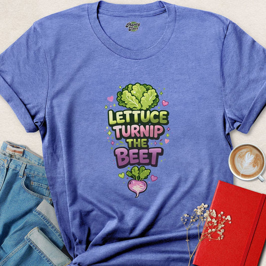 Valentine's Vegan Shirt – Lettuce Turnip the Beet Funny Love Tee