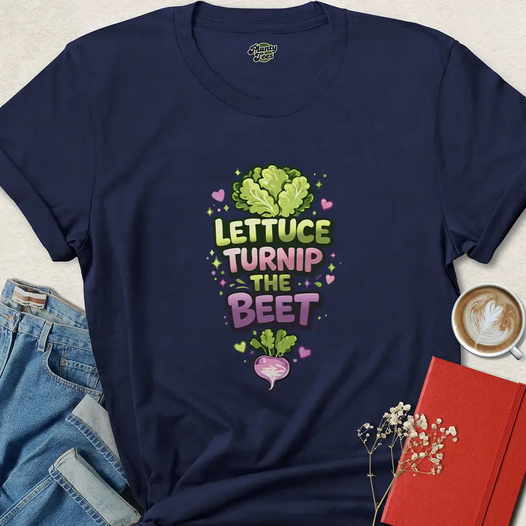 Valentine's Vegan Shirt – Lettuce Turnip the Beet Funny Love Tee