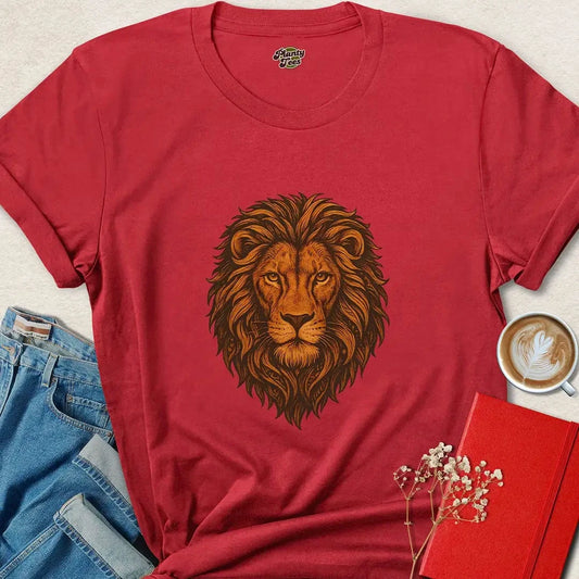 Vegan Lion Shirt – Bold Cruelty-Free Tee for Animal Rights Pride
