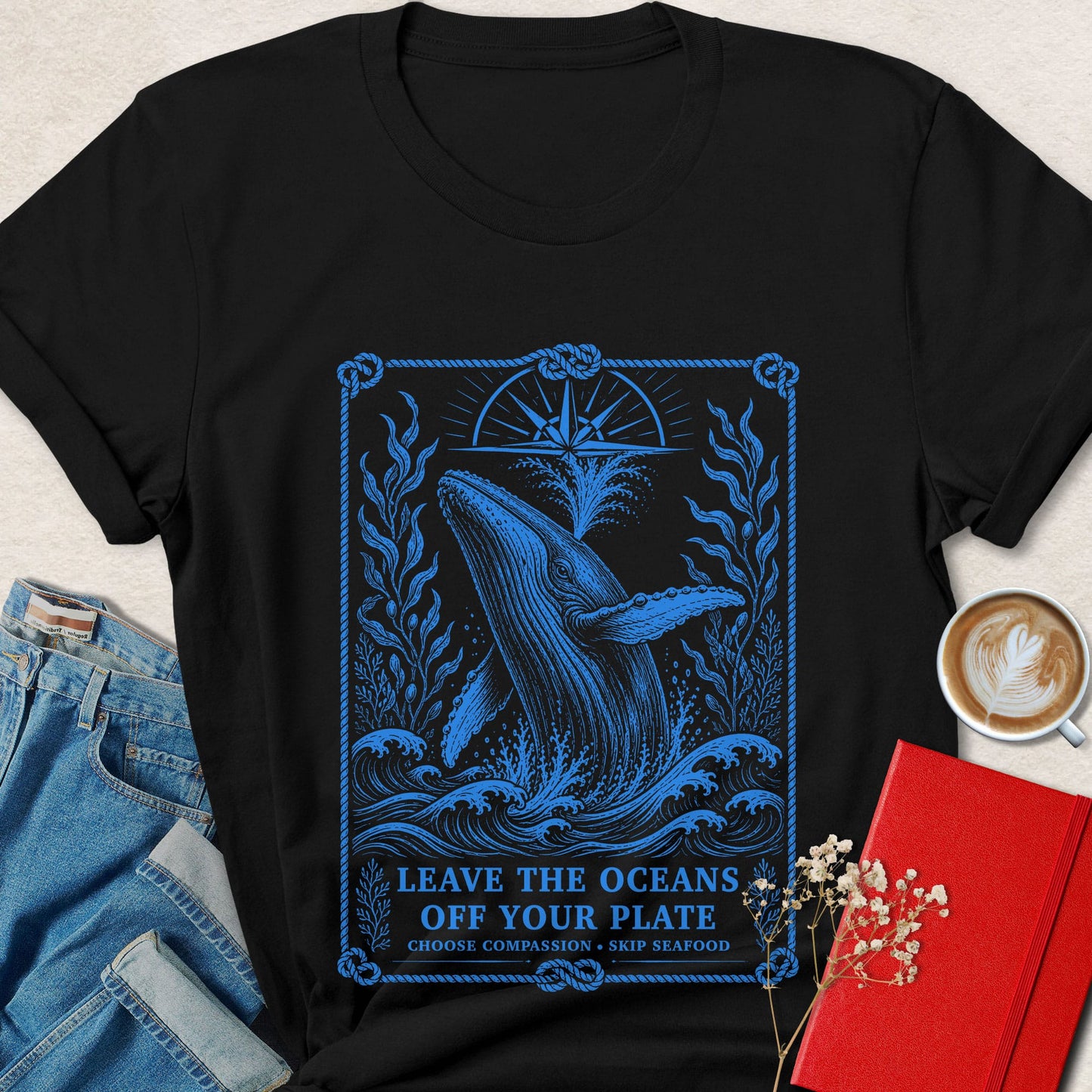 Leave the Oceans Off Your Plate Vegan T-shirt