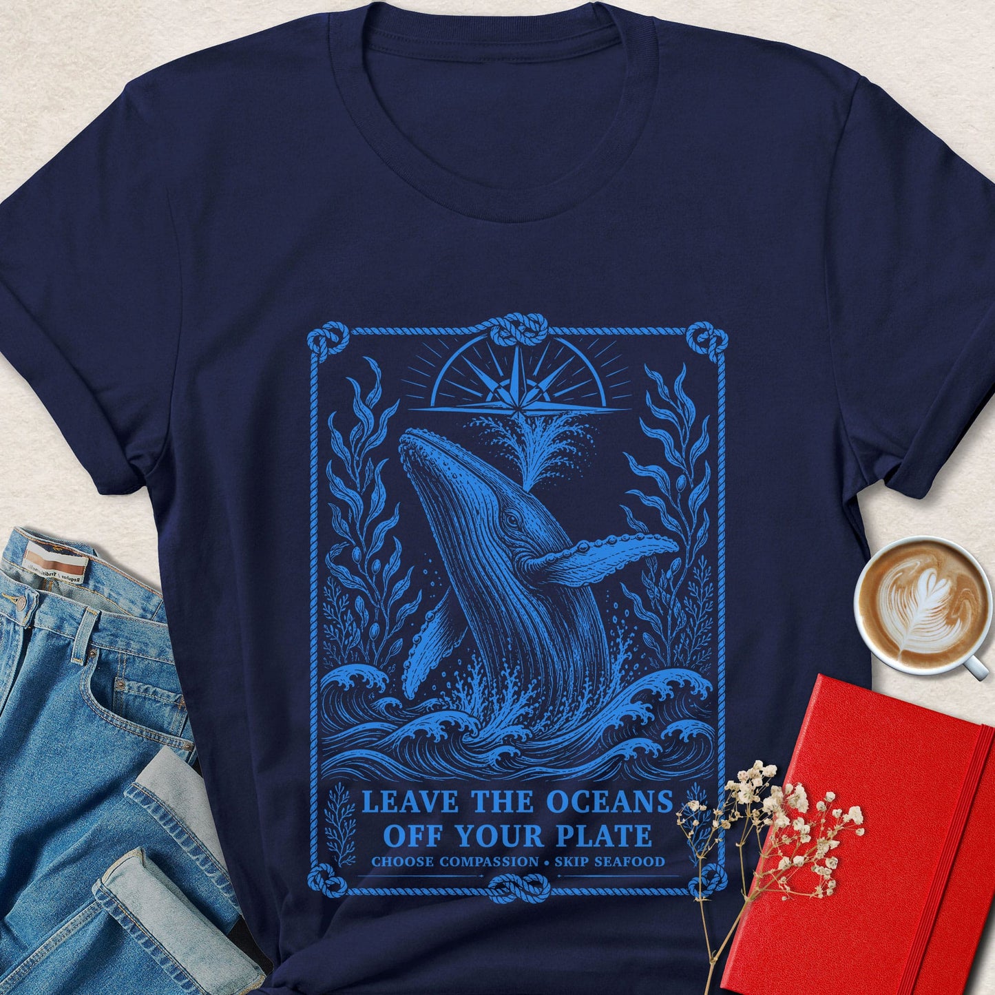 Leave the Oceans Off Your Plate Vegan T-shirt