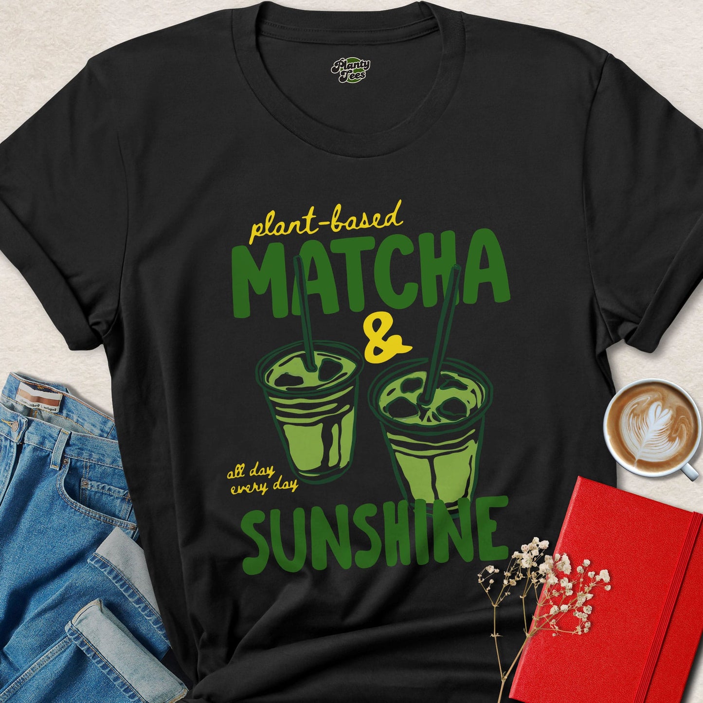 Matcha Sunshine Vegan Shirt