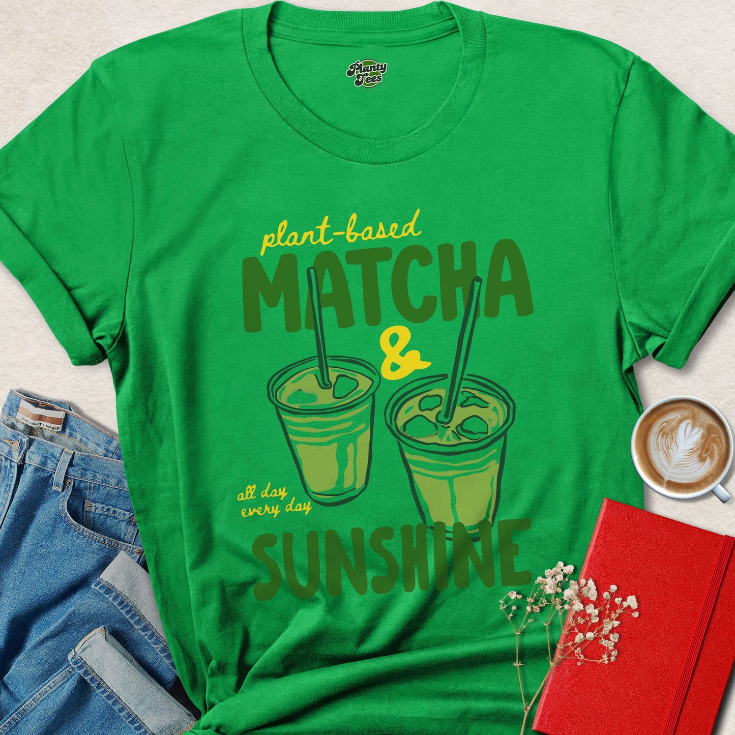 Matcha Sunshine Vegan Shirt
