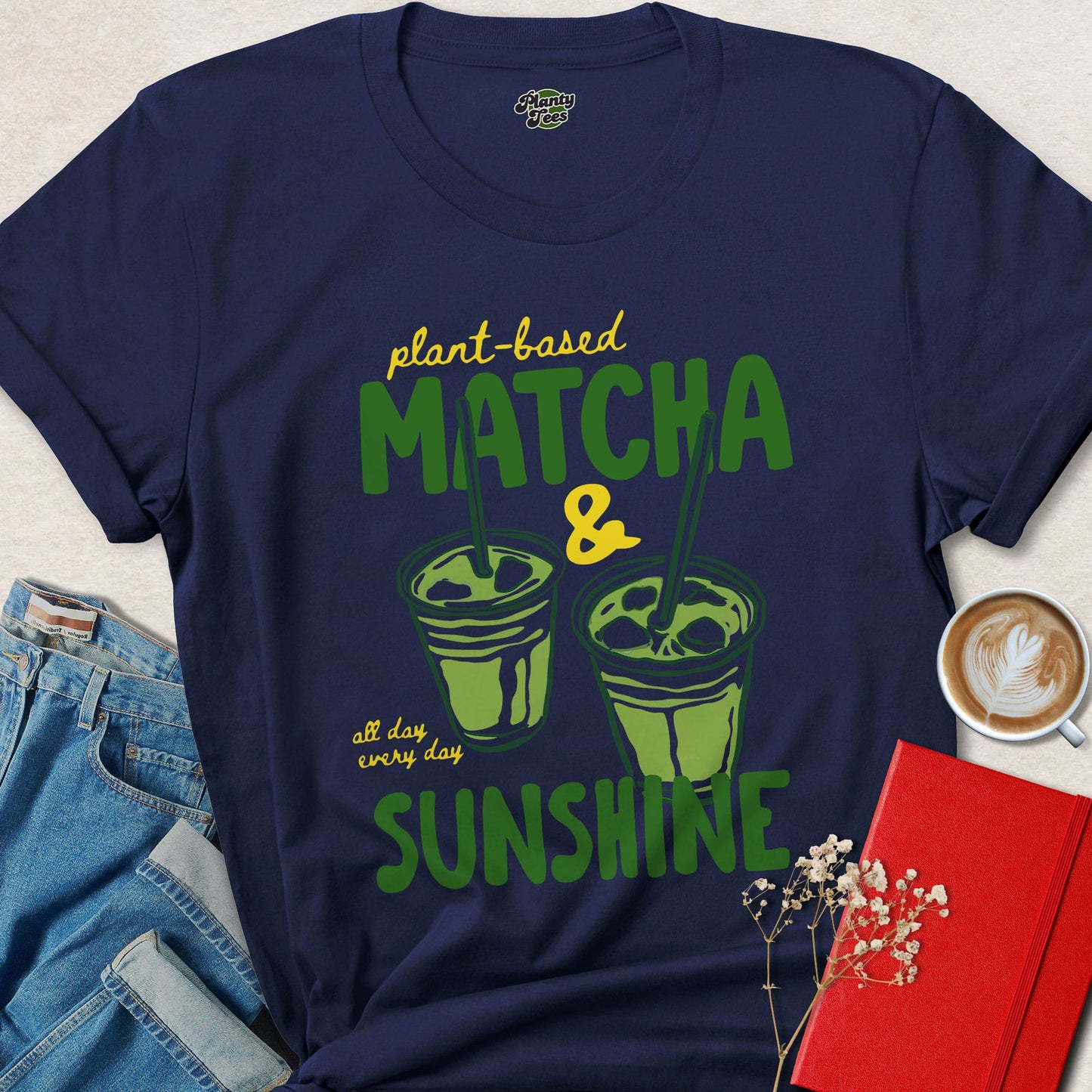 Matcha Sunshine Vegan Shirt