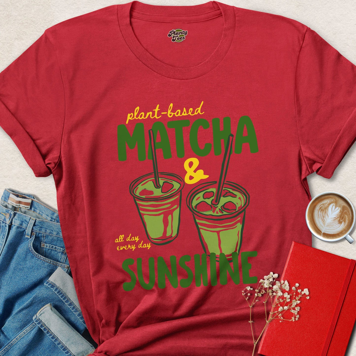 Matcha Sunshine Vegan Shirt