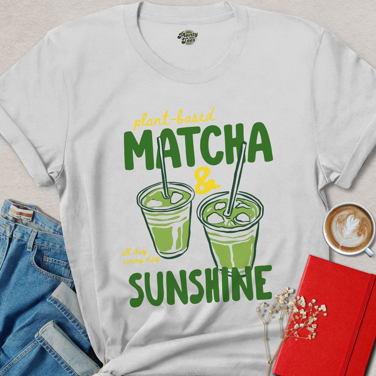 Matcha Sunshine Vegan Shirt