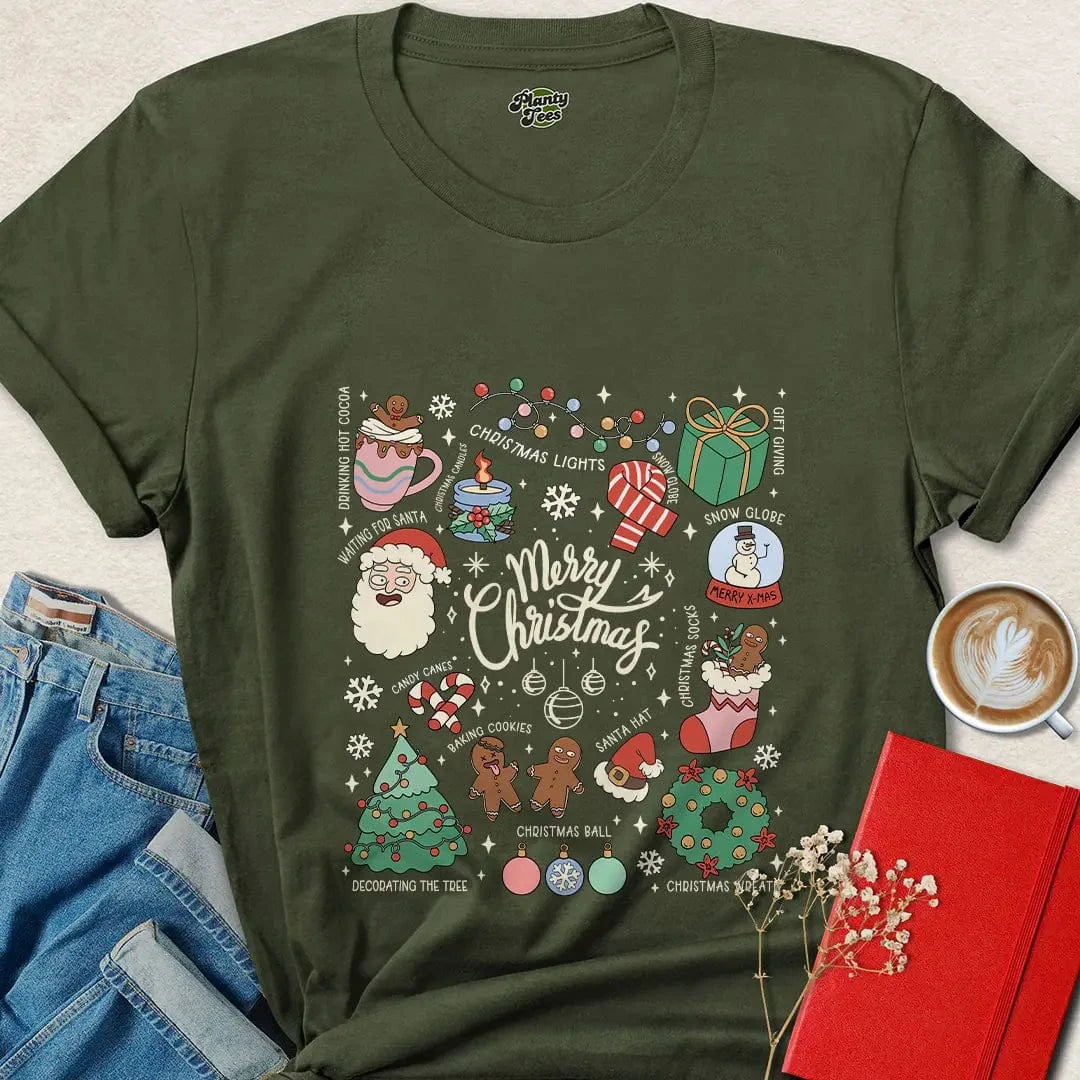 Merry Christmas Shirt – Fun Holiday Vegan Tee for Kind Celebrations