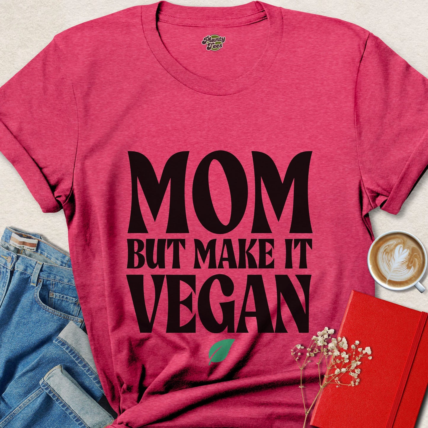 Mom But Make It Vegan Shirt Funny Plant Based Graphic Tee