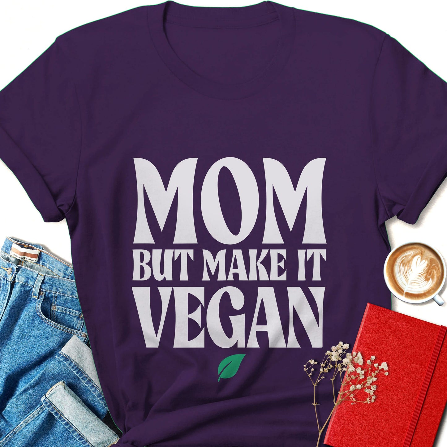 Mom But Make It Vegan Shirt Funny Plant Based Graphic Tee