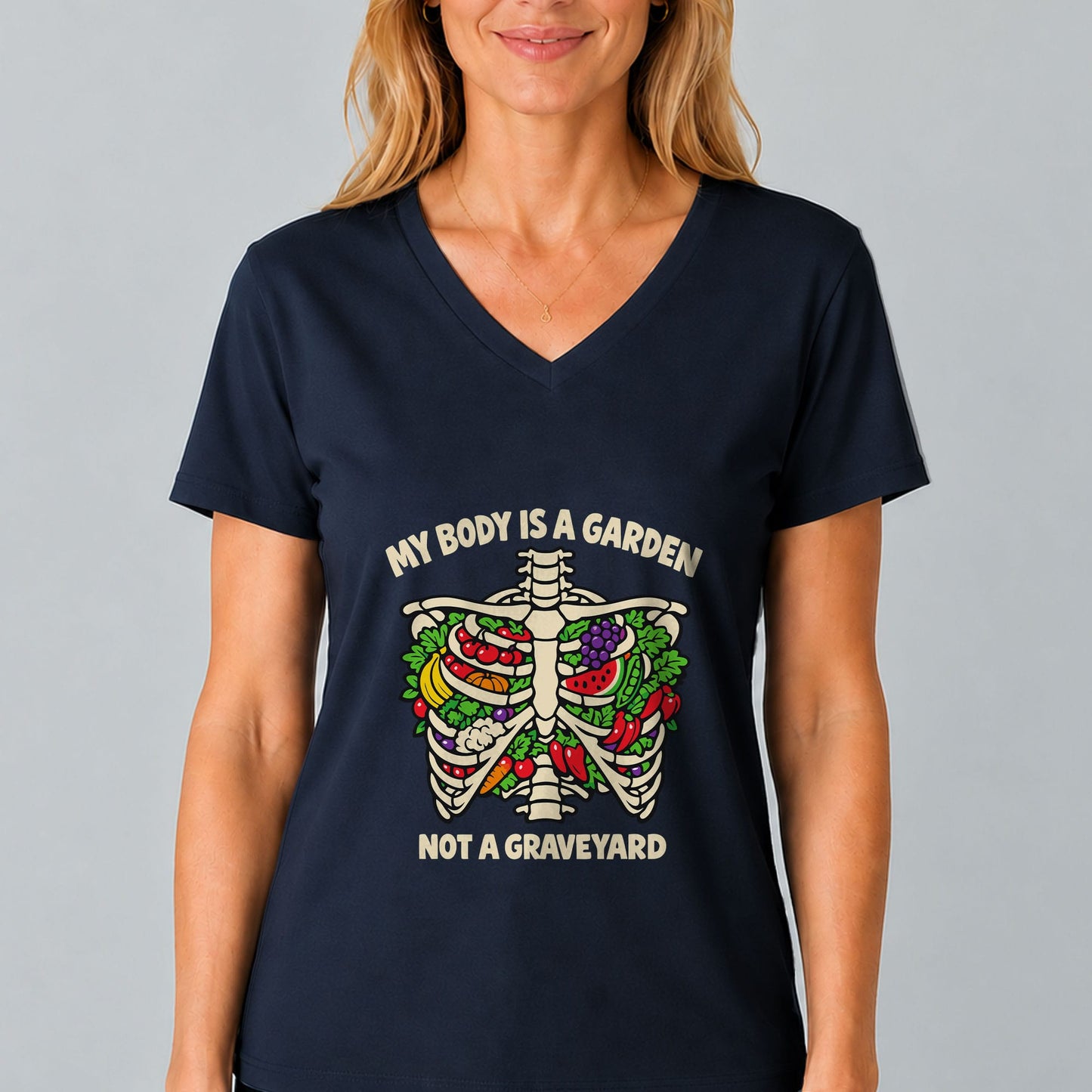 My Body Is A Garden V-Neck T-Shirt