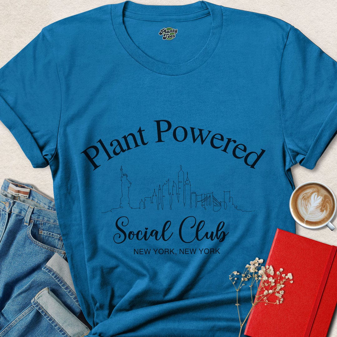 Plant Powered Social Club, NY, T-Shirt