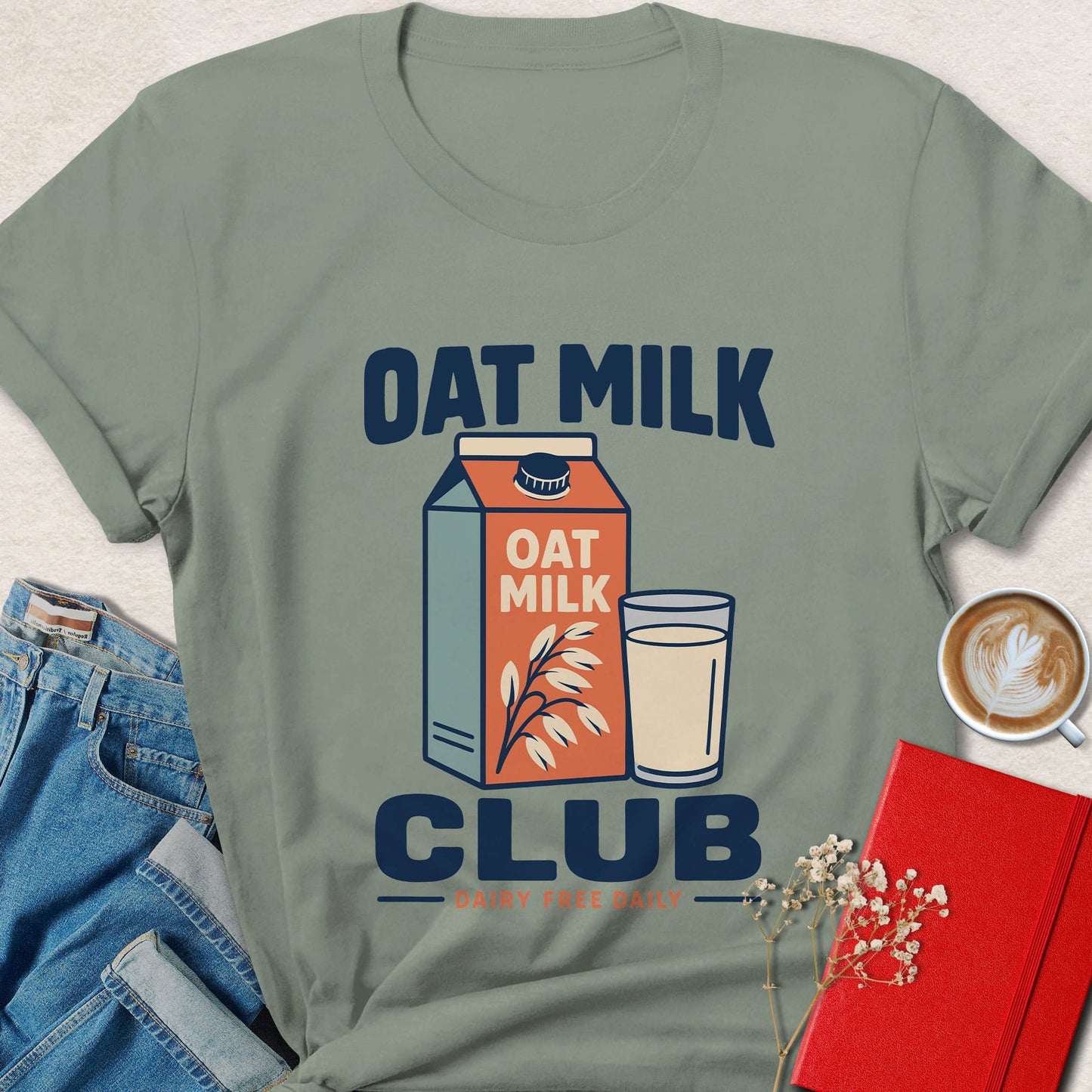 Oat Milk Club Dairy Free Vegan T-Shirt