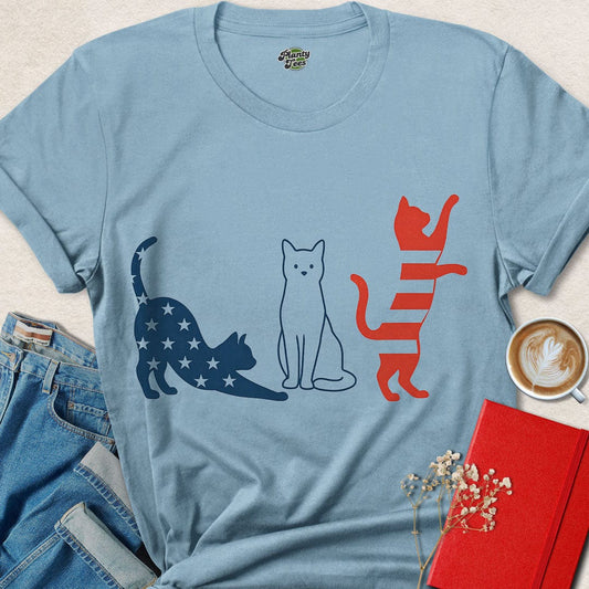Patriot Cats 4th Of July T-Shirt