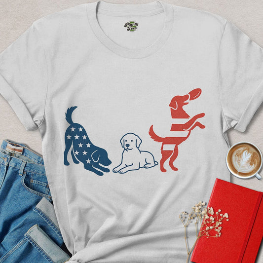 Patriot Dogs 4th Of July T-Shirt
