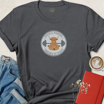 Peaceful Warrior Vegan Shirt – Plant Powered Strength with Mindful Vibes