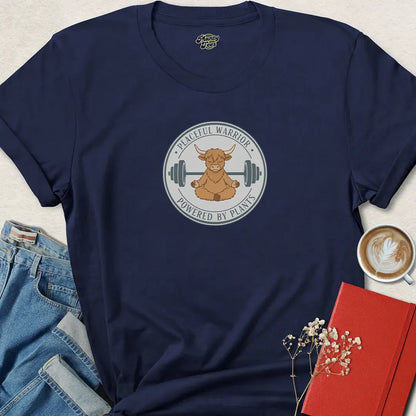 Peaceful Warrior Vegan Shirt – Plant Powered Strength with Mindful Vibes