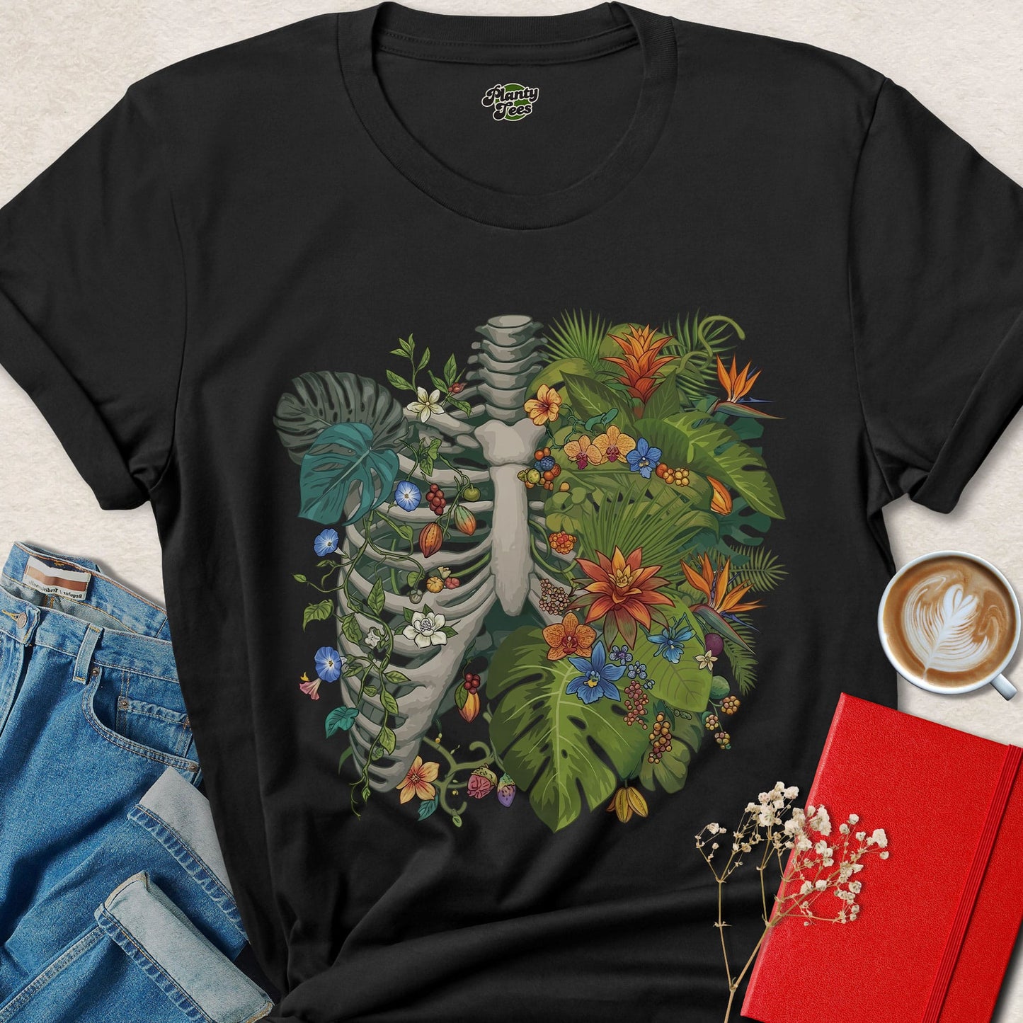 Plant Body Nature Shirt Vegan Lifestyle Botanical Graphic Tee
