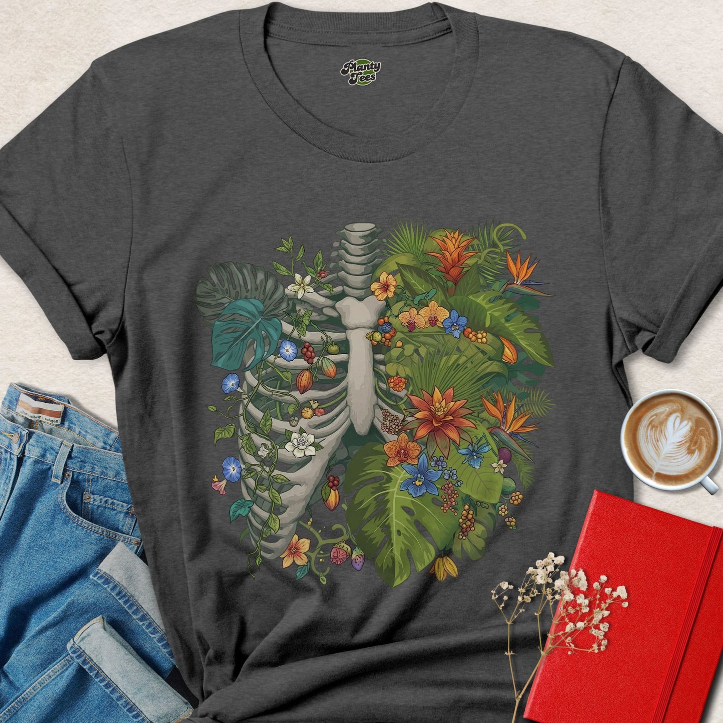 Plant Body Nature Shirt Vegan Lifestyle Botanical Graphic Tee
