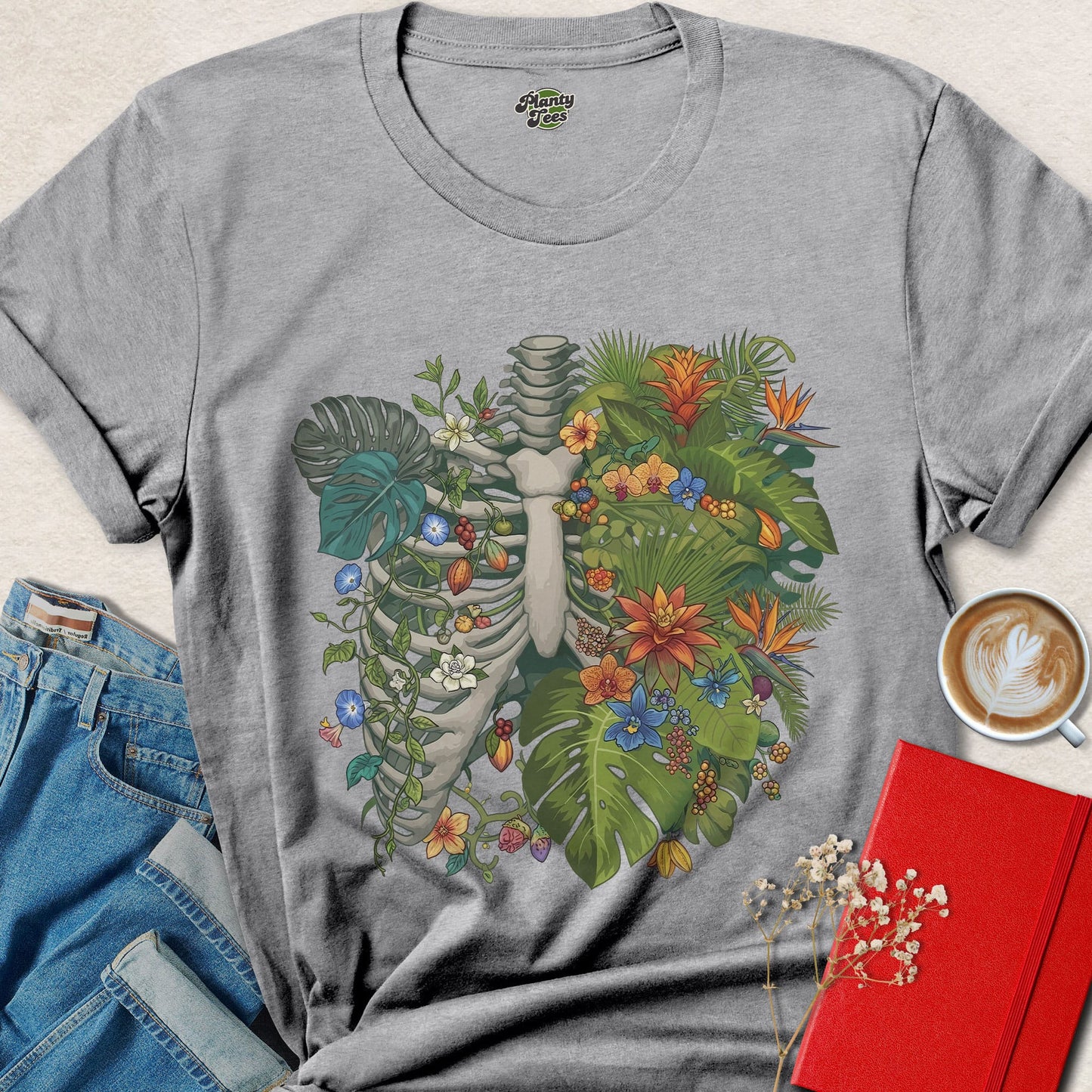 Plant Body Nature Shirt Vegan Lifestyle Botanical Graphic Tee