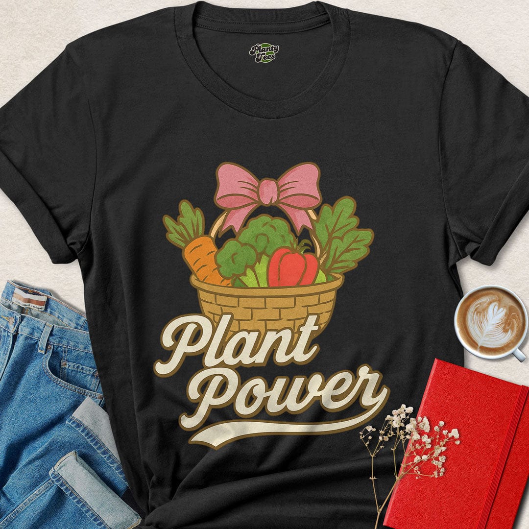 Plant Power with Veggie Basket T-Shirt