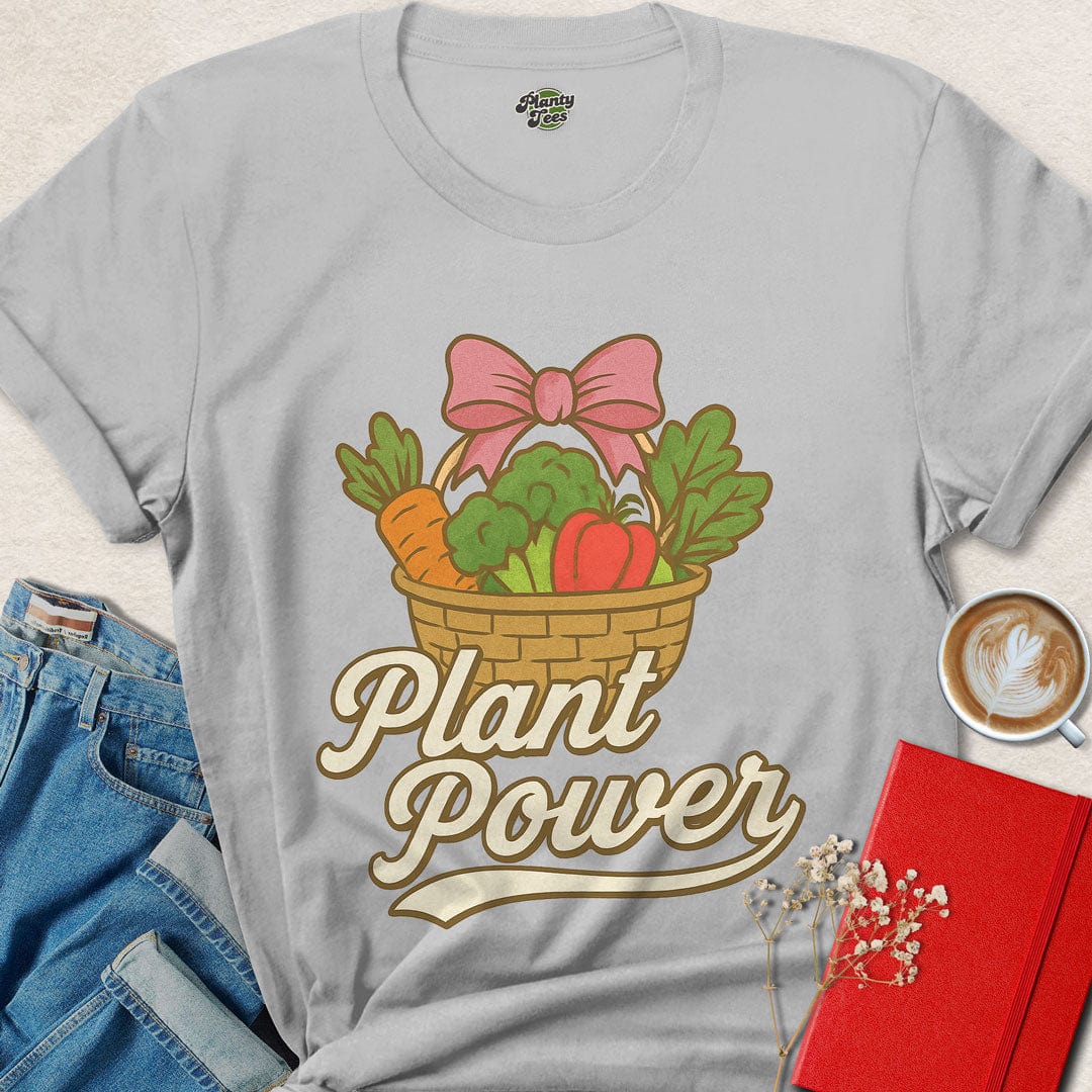 Plant Power with Veggie Basket T-Shirt