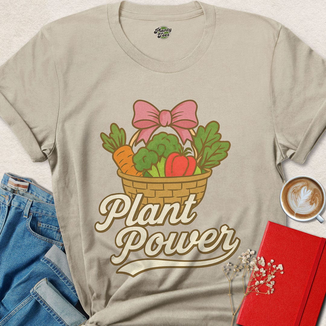 Plant Power with Veggie Basket T-Shirt