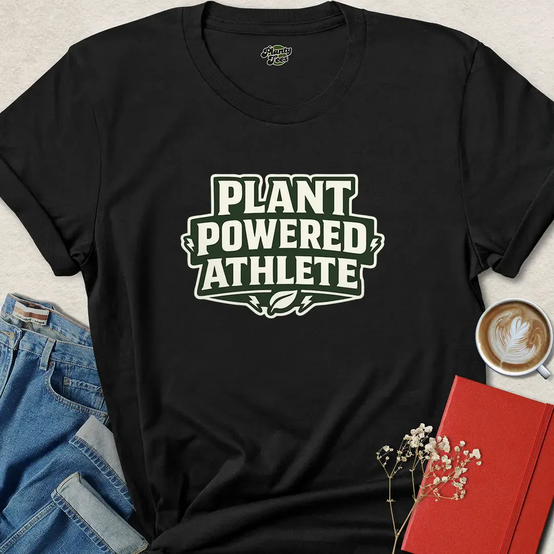 Plant Powered Athlete Vegan Gym T Shirt