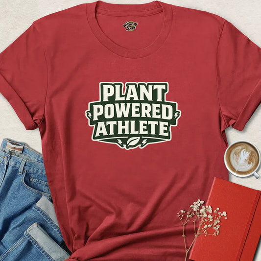 Plant Powered Athlete Vegan Gym T Shirt
