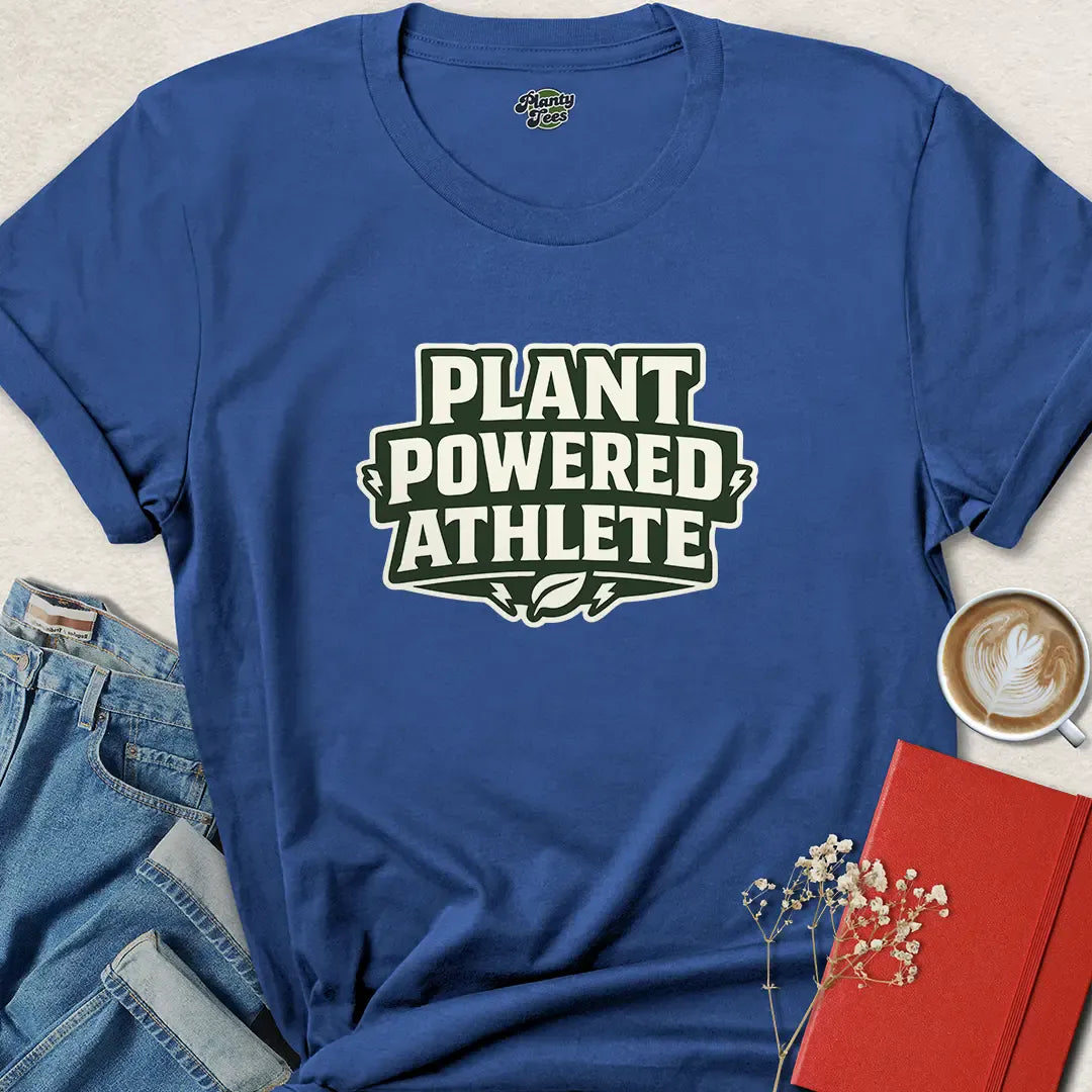 Plant Powered Athlete Vegan Gym T Shirt