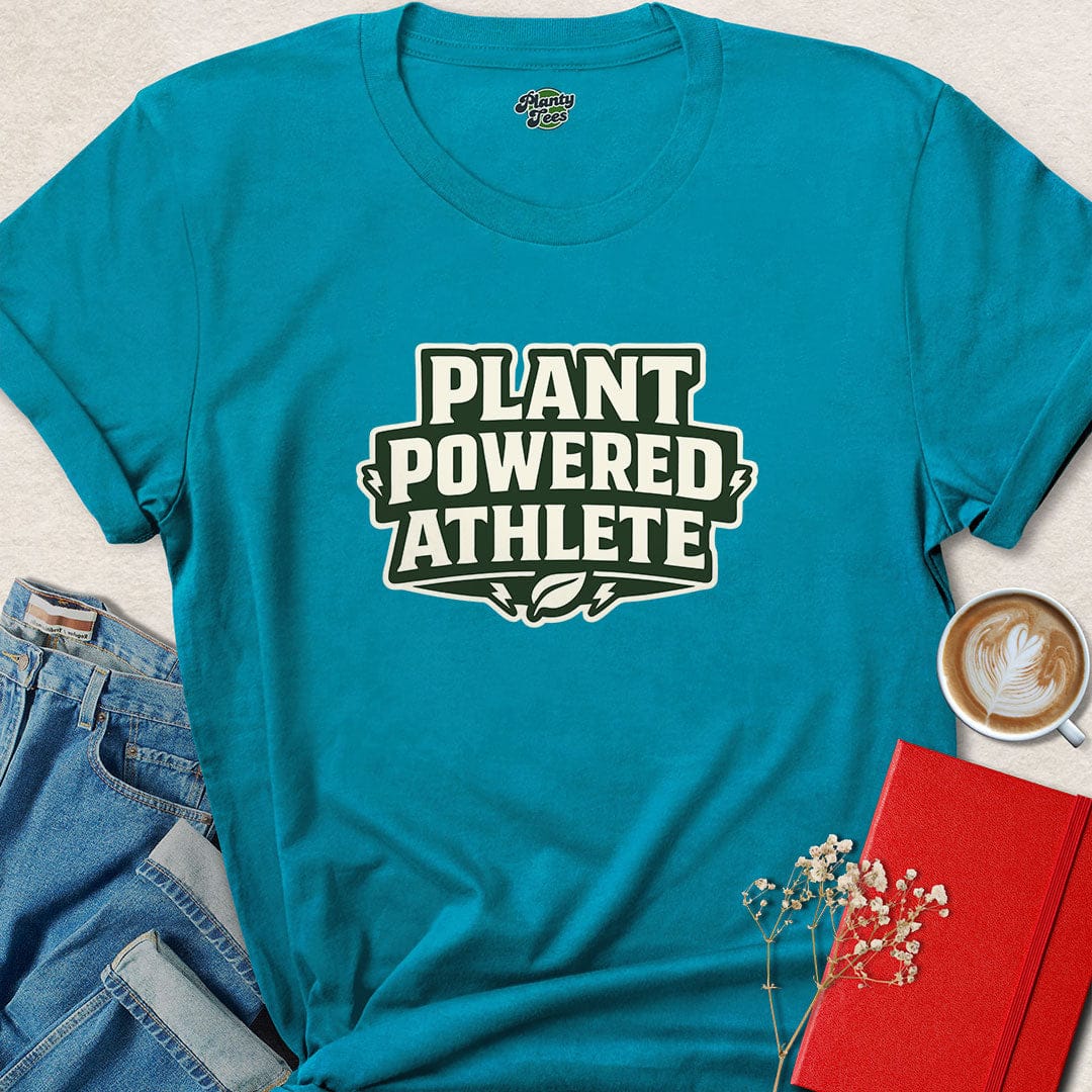 Plant Powered Athlete Vegan Gym T Shirt