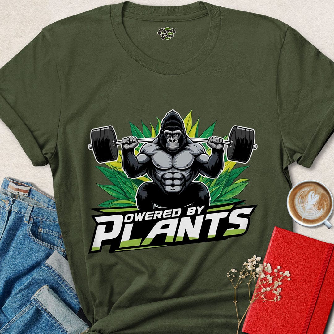 Powered by Plants Gorillas T-Shirt